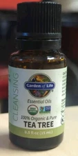 Garden Of Life - Essential Oil - Organic & Pure - Tea Tree 0.5 Oz