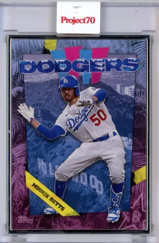 TOPPS PROJECT 70 - MOOKIE BETTS - BEN BALLER AP 04/51 SILVER FRAME #1