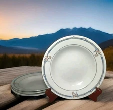 Carnation Fine Porcelain Tabletops Unlimited Soup Bowl 8.5"W Set of 4