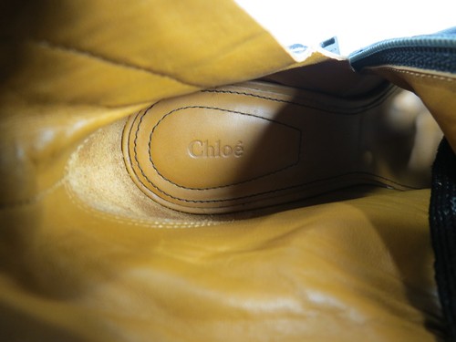 BOTAS HASTA LA RODILLA CHLOÉ DE CUERO CON CORDONES EN NEGRO EE. UU. 7/EUR37 - Imagen 8 de 23