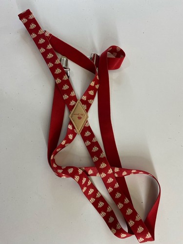 Old Spice Cologne Collectible SUSPENDERS Braces Clips