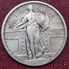 1917 D Standing Liberty Quarter Type 1 25c Better Grade XF + #61135