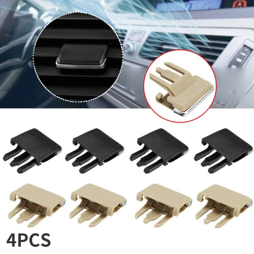4PCS Car Vehicle Air Conditioning Vent Louvre Blade Adjust Slice Clip Universal