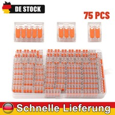 75Pcs Für Wago Klemmen mit Hebel 221-412 | 2...