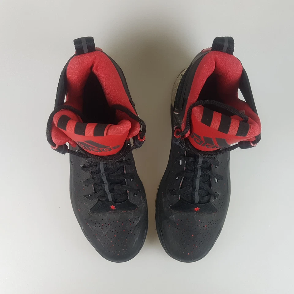 Boy's ADIDAS 'D Rose 6 Boost' 7 US | 40 EU BBall Shoes Black | 3+ Extra 10% Off - Image 3 of 4