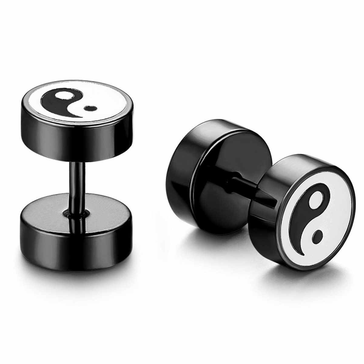 Orecchini Uomo Diamante Orecchini Bliqniq Acciaio Inossidabile - Set 12 Paia Con Perle Sfera, Argento E Oro Orecchini Donna Cerchio