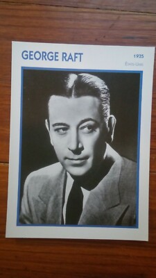 GEORGE RAFT fiche cinéma carte lobby card actor movie 1992 | eBay