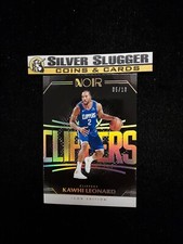 2019-20 Kawhi Leonard Panini Noir Icon Edition Gold Holo /10 Los Angeles Clipper