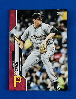 2020 Topps Update Series Kyle Crick Pirates Red Parallel Card #U-260; #d /50