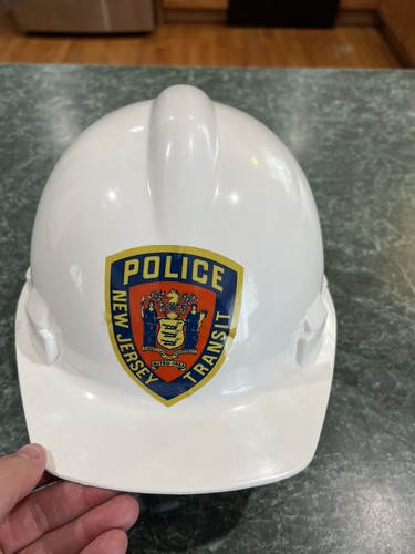Jersey Transit Police White Hard Hat | eBay
