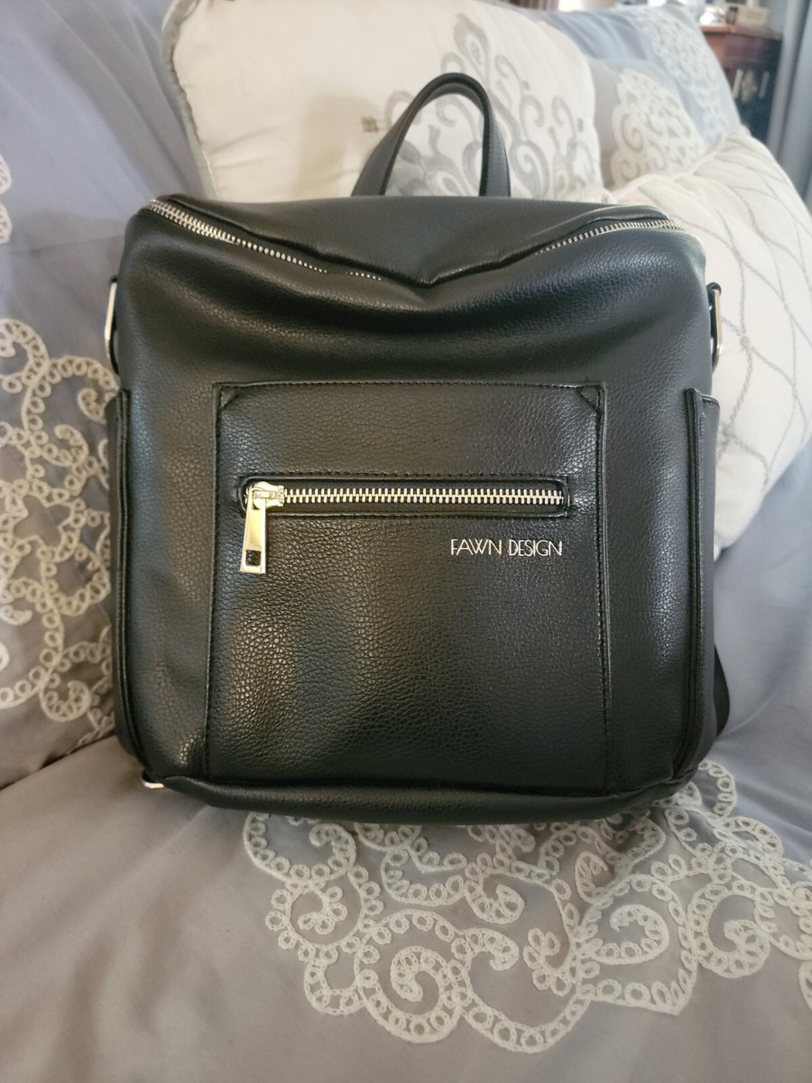 Fawn Design Diaper Bag BLACK Fawn Design Original Diaper Bag | The Baby Cubby main image 3