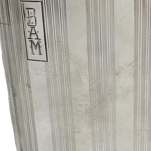 Elgin EAM Sterling Silver Hip Flask w/Mono #15757 - 第 7/9 張圖片