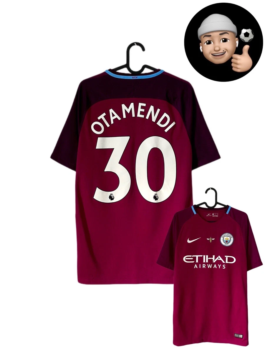 Manchester City No30 Otamendi Home Soccer Club Jersey