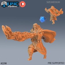 Wizard Adventurer B Epic Miniatures RPG D D Pathfinder Wargaming 25-28mm