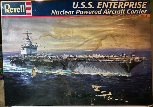 Revell #85-3707 HUGE 1/400 Scale U.S.S. Enterprise (CVN-65) - Read Shipping Info - 第 1/10 張圖片