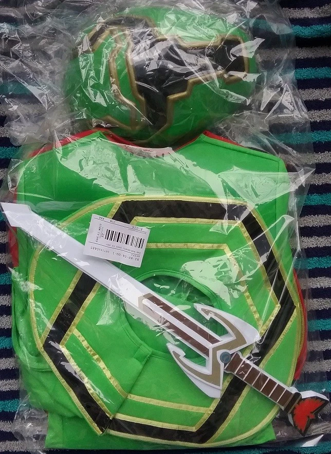 Power Rangers Costume Mystic Force Both Green and Red Costume w