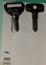 Yamaha X65, YH25 Vintage Key Blank