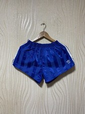 1990s ADIDAS RUNNING FOOTBAL SOCCER SHORTS sz M MEN BLUE