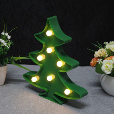 7 LED BELEUCHTET WEIHNACHTEN TISCHDEKO WANDBAUM BATTERIEBETRIEBEN GESCHENK