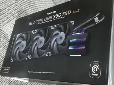 Phanteks Glacier One 360T30 P360-T30 Gen 2 D-RGB AIO Liquid CPU Cooler Asetek 8
