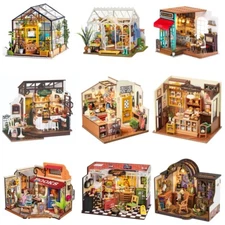 Rolife 1:24 DIY 3D Wooden Dollhouse Miniature Building Kit W/ LED Kids Teen Gift