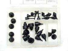 Linc Merc Small Seal Glove Box License Ash Tray Gas Door Rubber Bumper Kit #1 