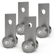 2-Wheel Trolley Assembly for Strut Channel Pack of 4 Rollers