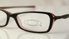OAKLEY EYEGLASSES SOFT TOP WOMENS VINTAGE GLASSES PINK SUADE ASIAN FIT NEW LAST