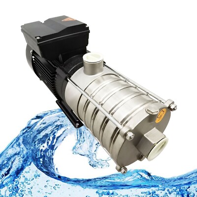 Used!!!CNC Center Pump Stainless Centrifugal Circulating Pump Booster Pump 220V