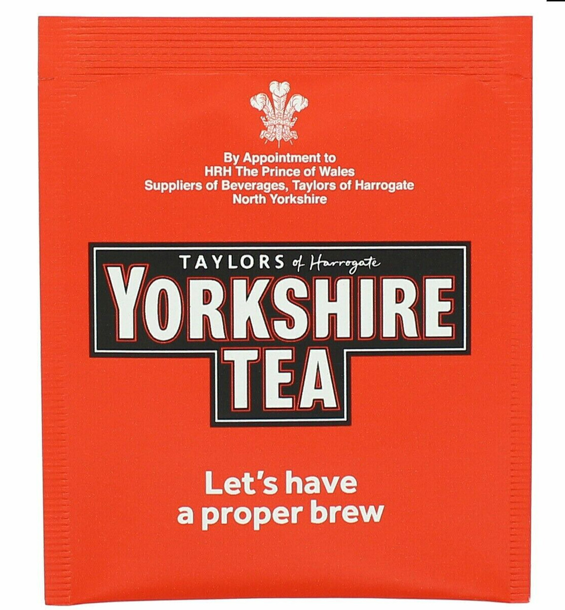 Yorkshire Tea 200 Individually Wrapped Tea Bags, yorkshire tea bags