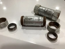 1 fitting 3/4" npt 0.75" Galvanized Pipe Compression repair Dresser st65 3/4”