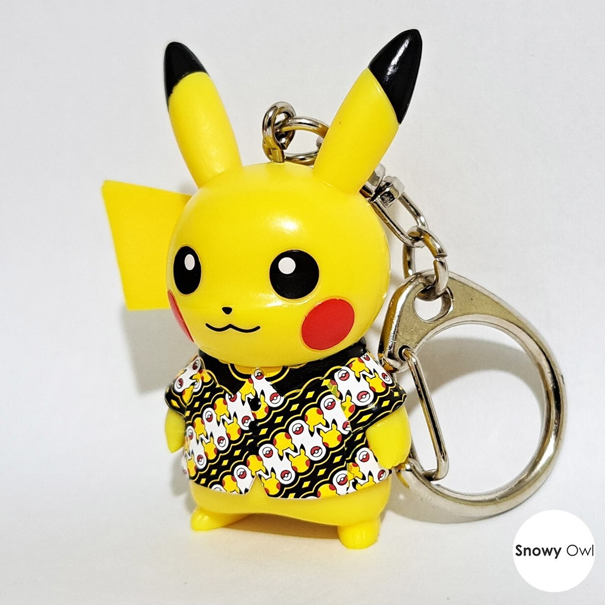 Heg.@B印MARKET / Pikachu Small Pikachu Berkemeja Batik Figure Official Keychain Pokemon Indonesia
