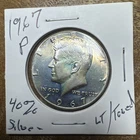1967 Kennedy Half Dollar – 40% Silver - Philadelphia Mint – Beautiful Toning