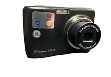 GE C1033 Digital Camera 10.1MP 3x Optical Zoom Point And Shoot Black