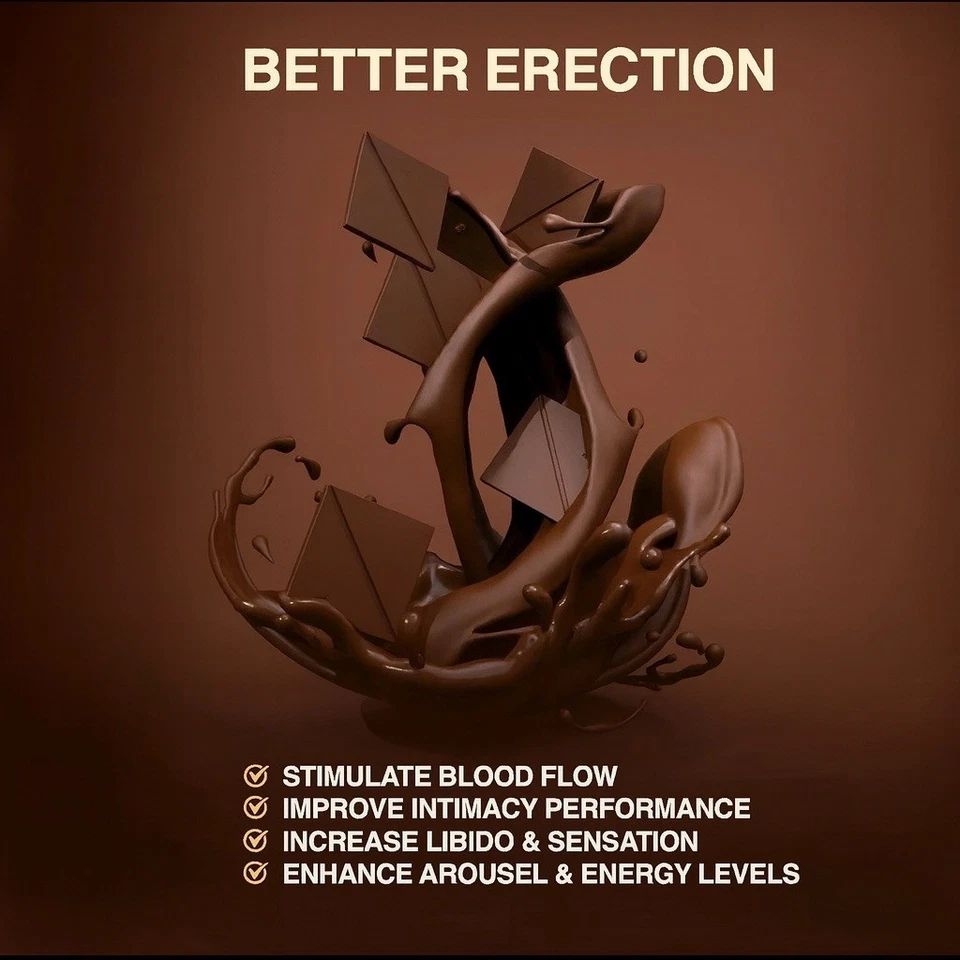 Dark Chocolate for Sex & Energy – Works in 30 Min – Romantic Gift – Made in USA - Image 2 of 4