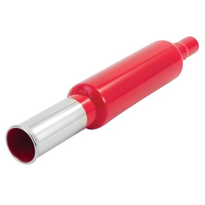 Custom Chrome Cherry Bomb Tail Bomb Silencer 38-45mm (Step) Inlet Straight Round