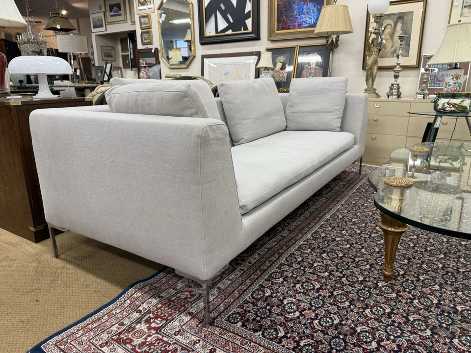 Impresionante sofá B&B Italia Charles diseñado por Antonio Citterio venta al por menor $12,400.00 Foto 4 de 4