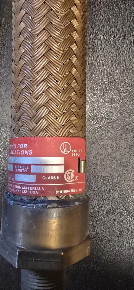 Montaje de conducto a prueba de explosiones Crouse-Hinds ECG-JH28 3/4" X 8" NUEVO DE STOCK Foto 3 de 4