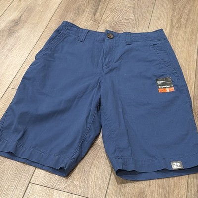 Men's Urban Pipeline Blue Superflex Ultimate Flat Front Shorts Size 29 new