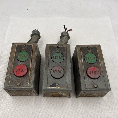 3 USED Allen-Bradley 800S-2SA Start/Stop Push Button Station (LBB29S)