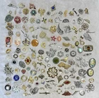 150 Vintage Costume Jewelry Pins Brooches Cameo CORO Weiss GERRYS Sarah Coventry