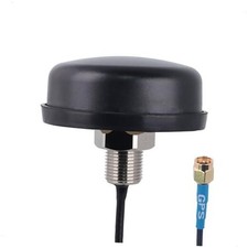 Active/Passive GPS Antenna SMA - Through Hole Screw Mount 6 ft lead - SMA Male