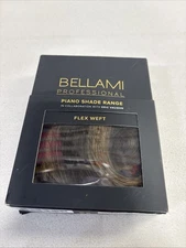 BELLAMI FLEX WEFT PIANO SHADE RANGE 20in -145g Mocha Cookie #2/2/6 Highlights 
