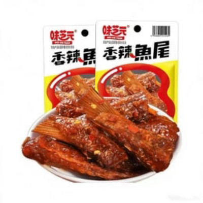 Wei Zhi Yuan Weizhiyuan Spicy Fish Tail 65g*1 Bag