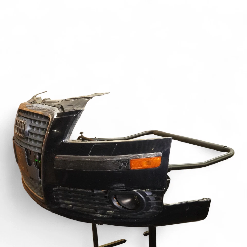 2005-2010 Audi A8 D3 Bumper Cover Panel W Grille Parking Assist Front Blue 7X Foto 4 de 4