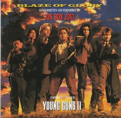 CD    -  JON BON JOVI  -     BLAZE OF GLORY  -   YOUNG GUNS II
