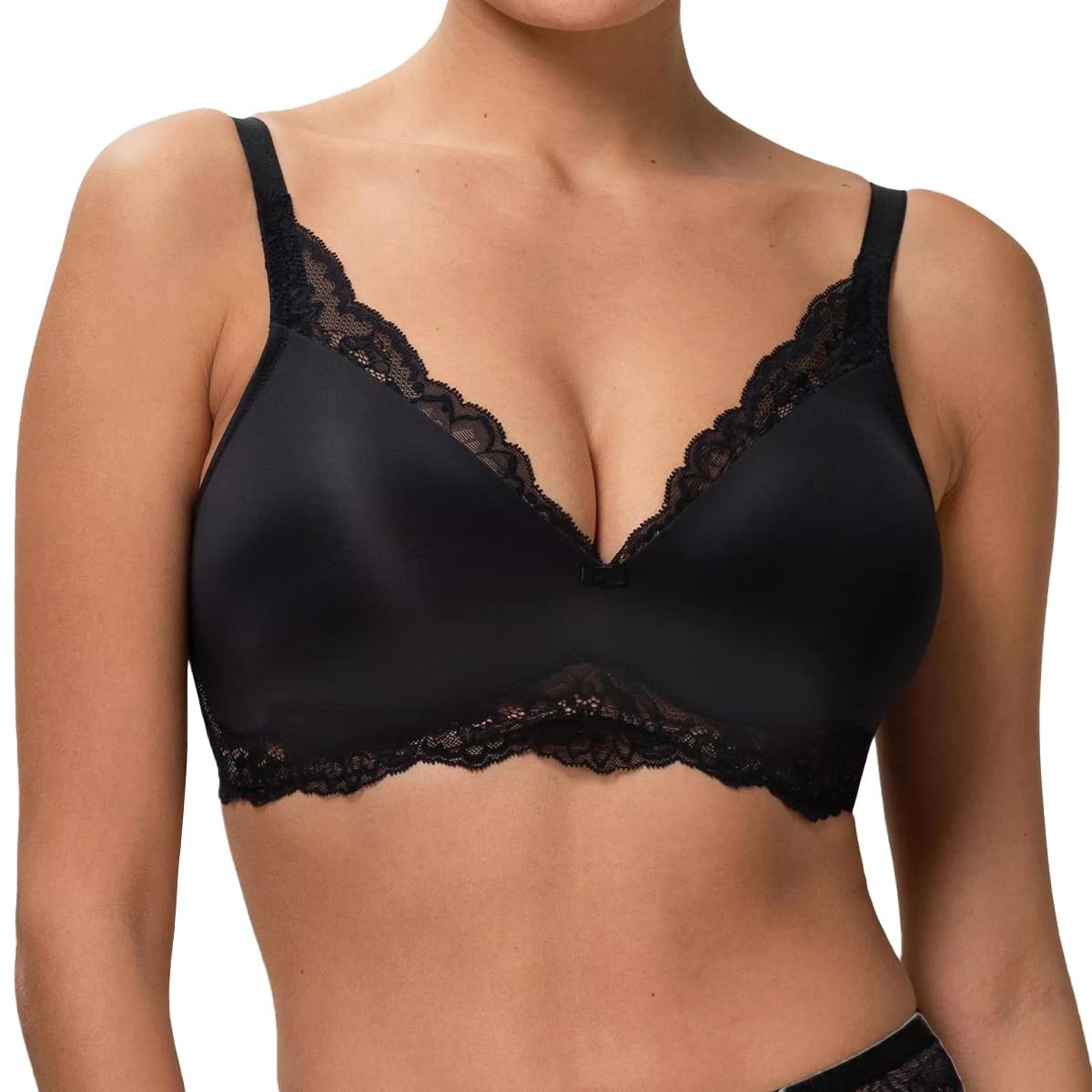 Triumph Womens Amourette Charm Padded Bra, Black, 38C UK