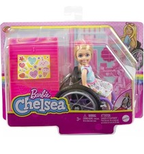 Image of Barbie - Chelsea (Blonde) Wheelchair & Ramp Toy - New