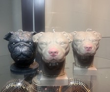 dog Cat Candles head pet paw handmade scented gift custom made birthday xmas