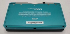 Nintendo 3DS Aqua Blue Handheld System with Box Charger &ndash;Good Condition Tested